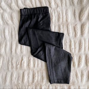 Free People High Rise Faux Leather Leggings
